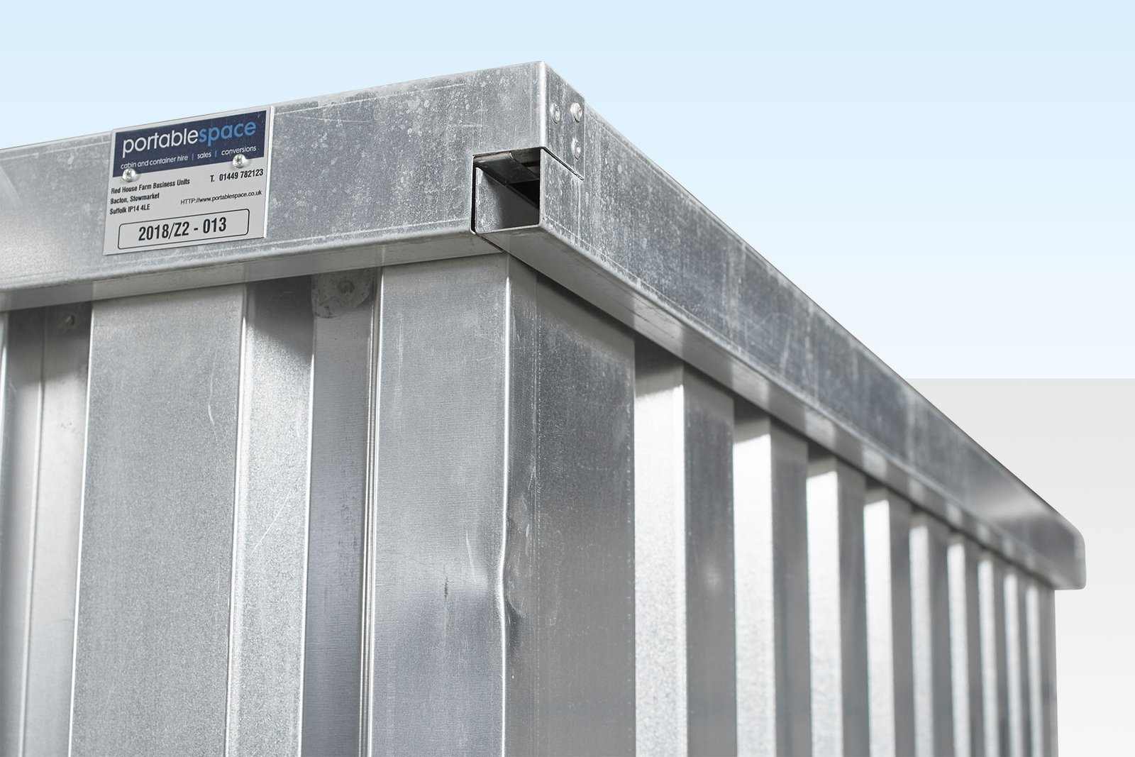 CONTENEDOR DE ALMACENAMIENTO METÁLICO PLANO (2M) - Imagen 3