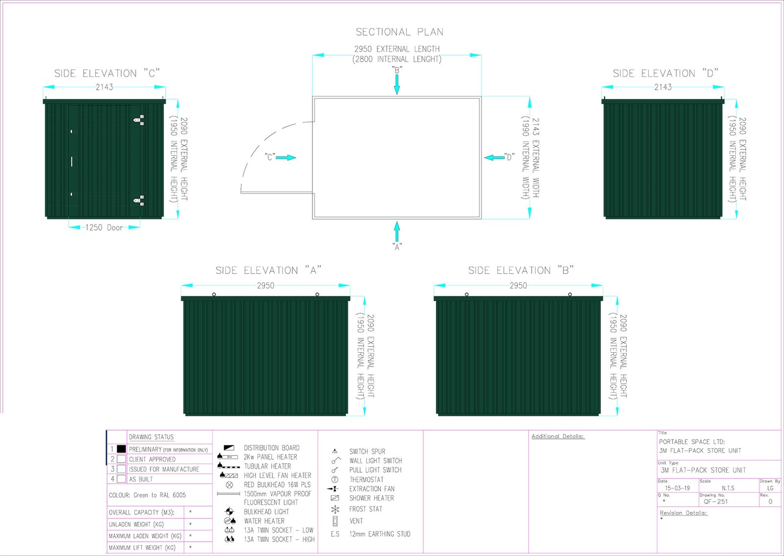CONTENEDOR DE ALMACENAMIENTO PLANO DE 3M X 2,1M - Imagen 6