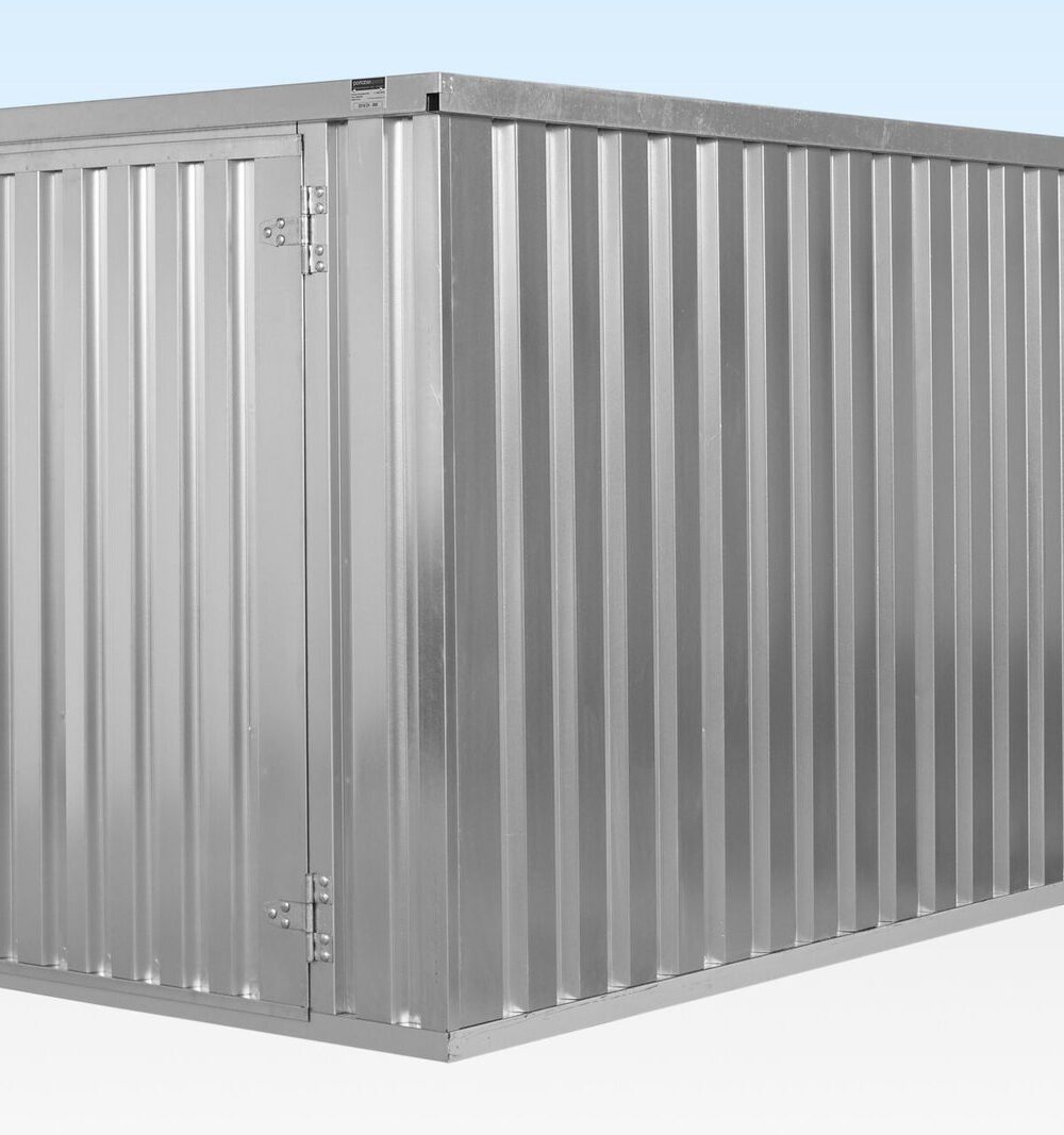 CONTENEDOR PLANO 4M X 2.1M ALMACÉN - GALVANIZADO