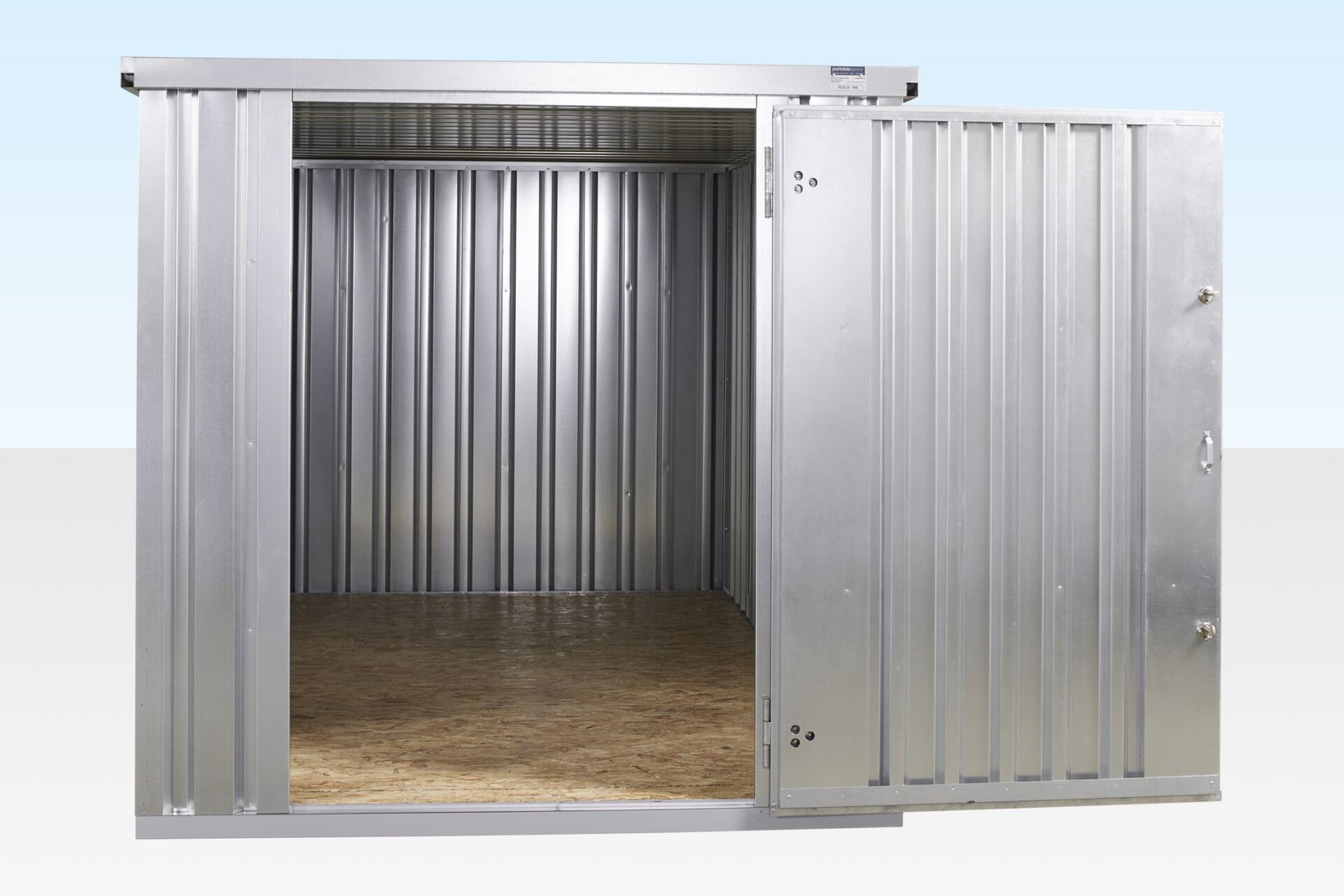 CONTENEDOR PLANO 4M X 2.1M ALMACÉN - GALVANIZADO - Imagen 4