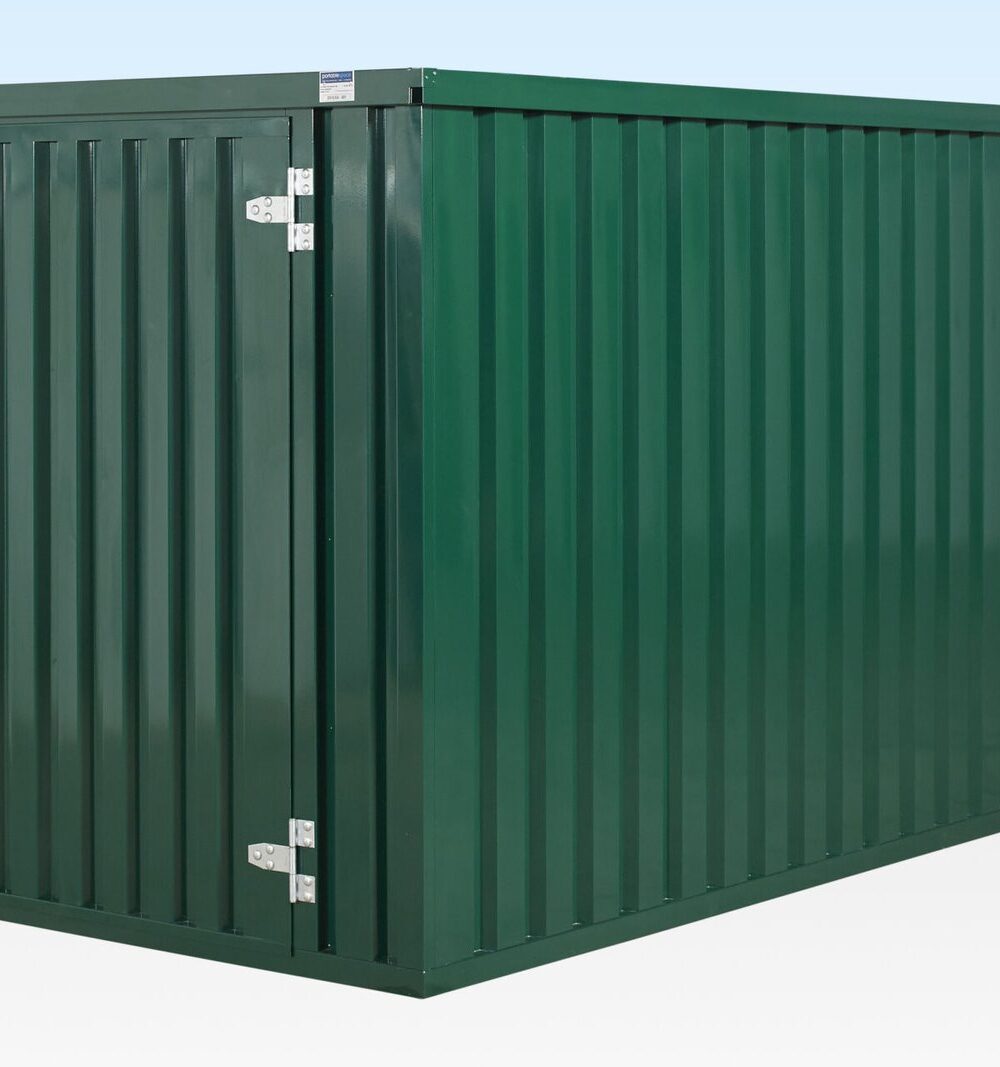 CONTENEDOR DE ALMACENAMIENTO PLANO 4M X 2.1M RECUBIERTO EN POLVO