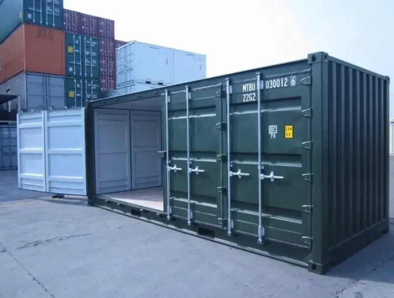 CONTENEDOR USADO DE 20 PIES ABIERTO/ACCESO LATERAL COMPLETO - Imagen 3