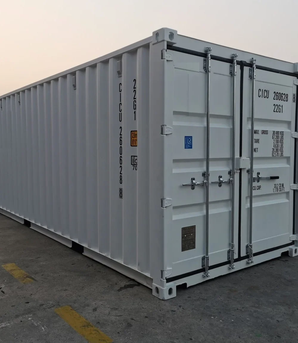 Contenedor marítimo de 20′ DRY 1st trip «Easy Open Door».